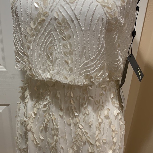 Halter Beaded Blouson Dress - Picture 9 of 13